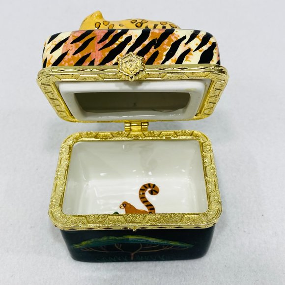 Safari Wild Cat Trinket Box by Eileen Tramonte - Picture 6 of 8
